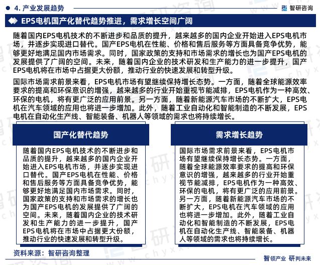智研咨询报告：2024年中国EPS电机行业发展现状及市场前景预测(图6)