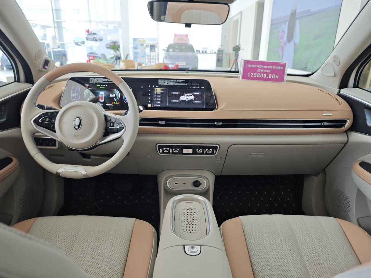 适合女性的纯电小车2024款欧拉好猫到店实拍降价还增配(图7)