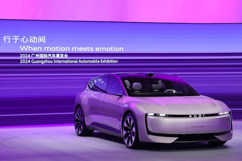 Kaiyun（中国体育）：奥迪新品牌AUDI携首款AUDIE概念车亮相2024广州车展(图1)