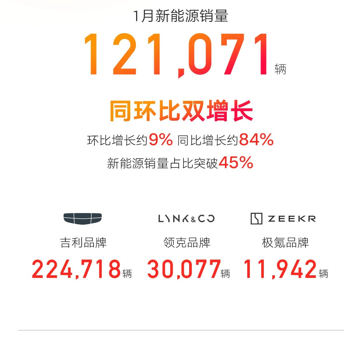 比亚迪榜首新势力重新洗牌1月新能源车企销量出炉(图3)