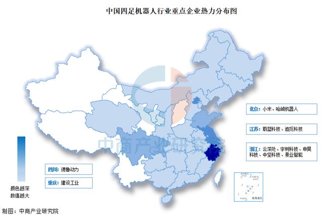 2025年中国四足机器人产业链图谱及投资布局分析(图15)